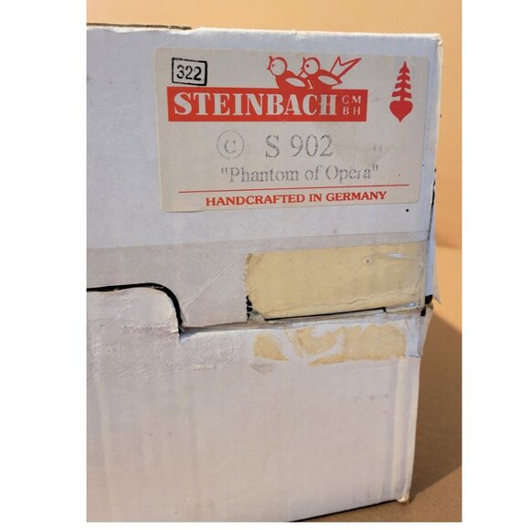 1990s Steinbach Original LARGE Handmade Nutcracker Phantom of the Opera, 17-inch - Picture 10 of 12